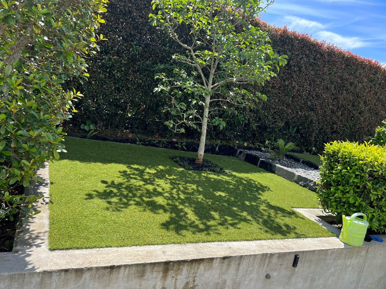 Completed landscape project