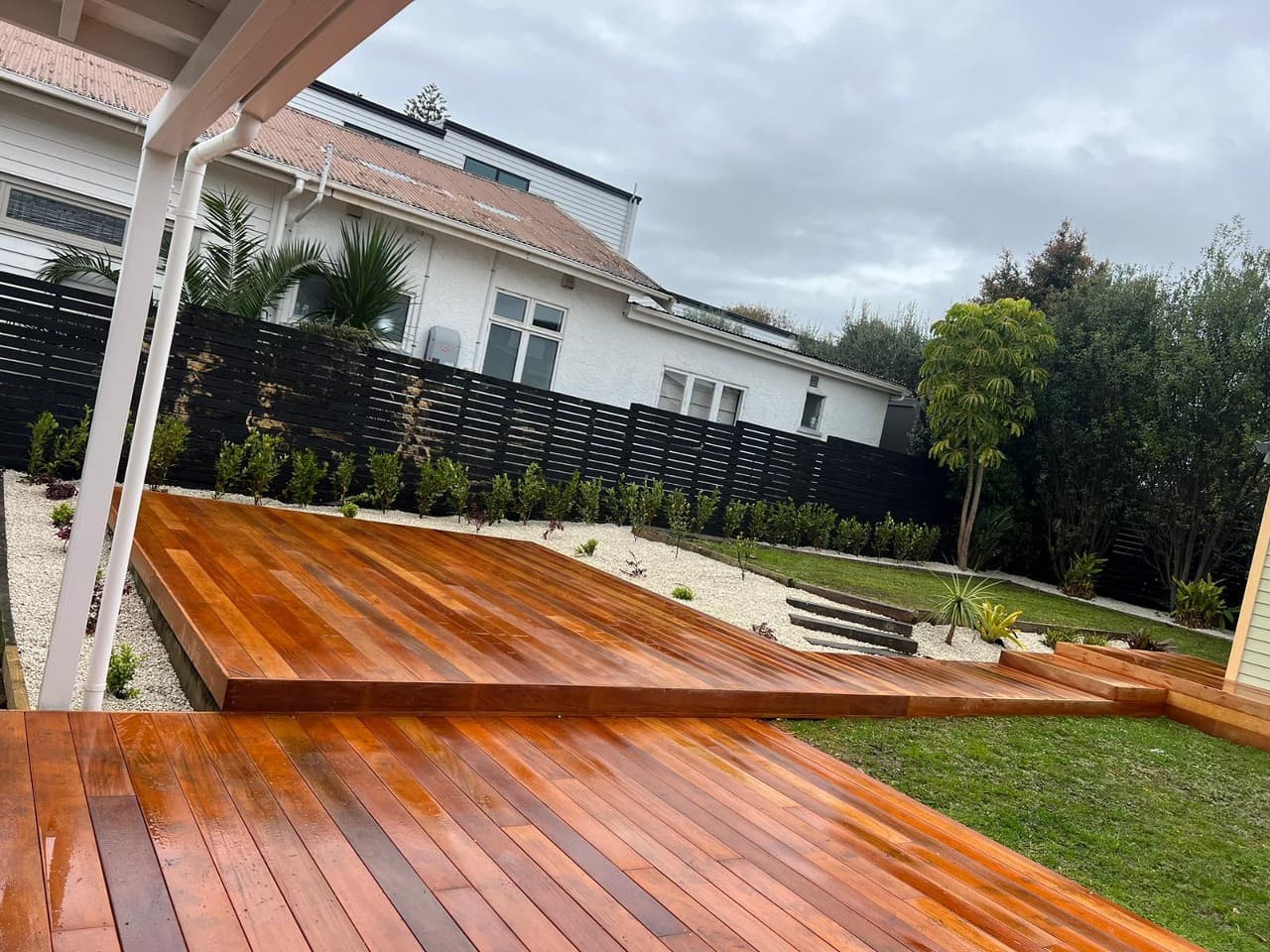 Stone retaining wall Auckland